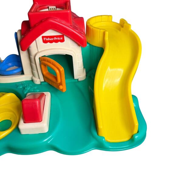 Fisher Price Roll Around Playground Vintage School Preschool Toy w/ Bell 1994 - Picture 5 of 13